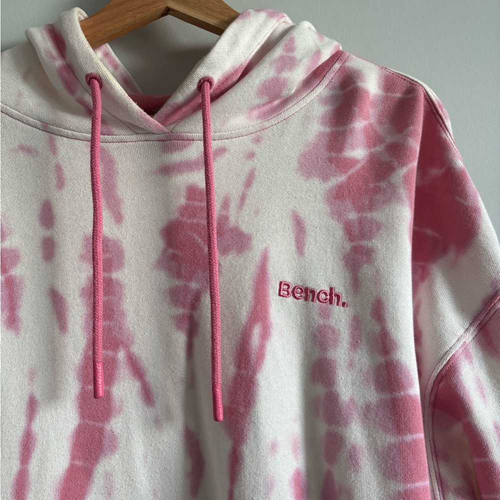 Bench Pink Tie-Dye Sweatsuit (Hoodie and Joggers) | Size XL - Picture 5 of 9